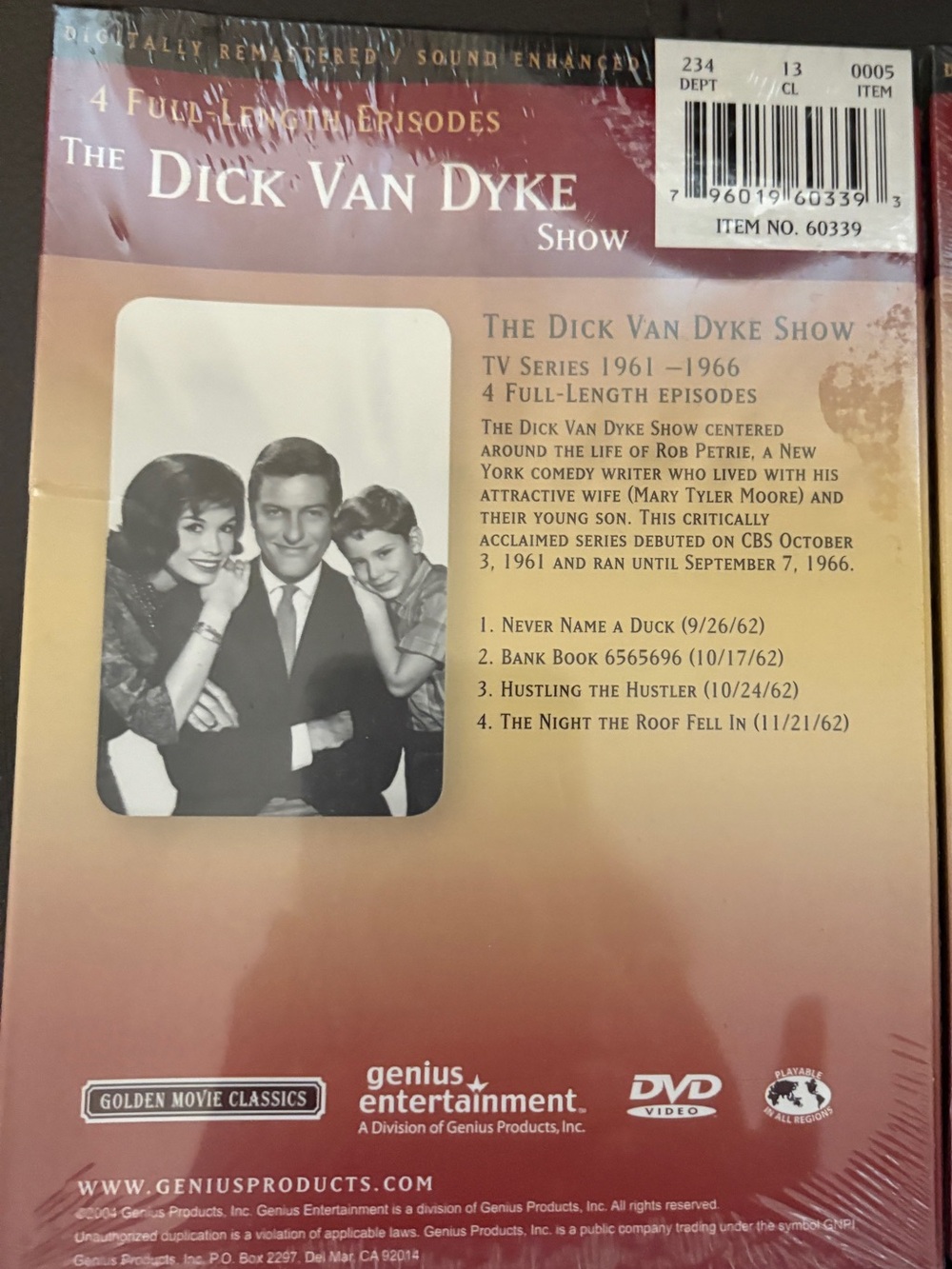 Five DVD Collection for the Nostalgic TV Viewer-Popular TV Shows from the Past - Picture 3 of 9
